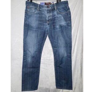 Classic Fit Jeans Men 36x30 Blue Original Denim Regular Fit Cotton Faded
